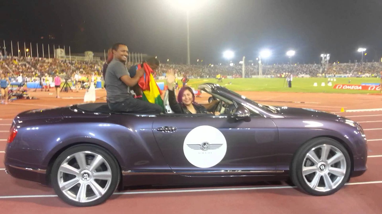 Teddy Afro Qatar at IAAF Diamond League opening ceremony