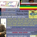 Happy 60 birthday to Andargachew Tsige – poster